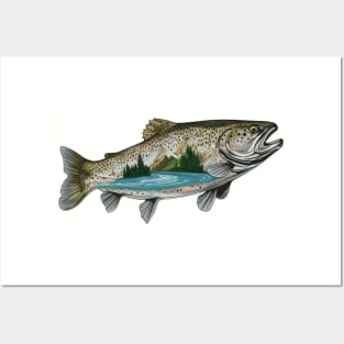 Brown Trout Posters and Art